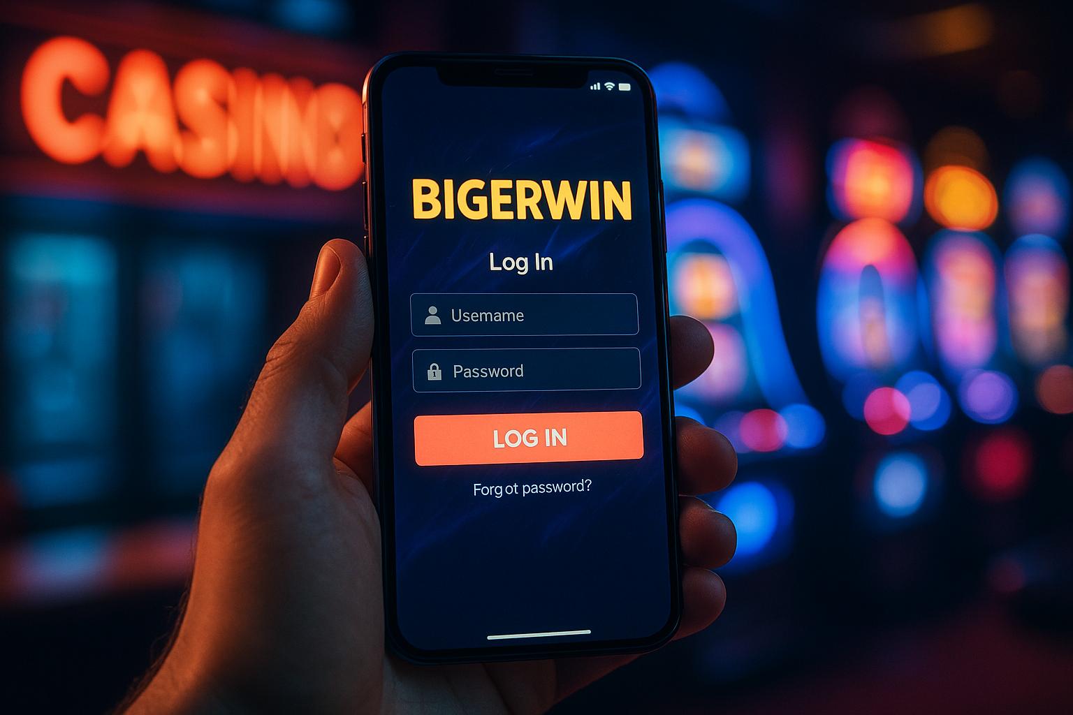 Login no Cassino BIGERWIN